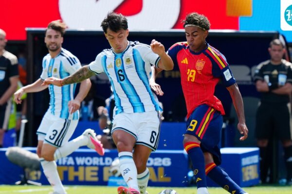 2026 FIFA विश्व कप में स्पेन की जीत का जश्न