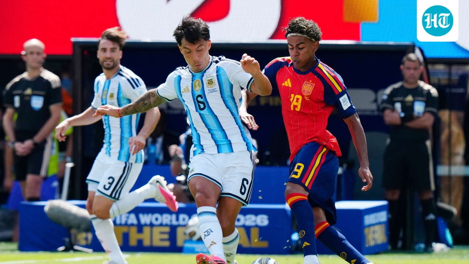 2026 FIFA विश्व कप में स्पेन की जीत का जश्न