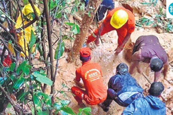 नागालैंड में भूस्खलन से क्षतिग्रस्त क्षेत्र