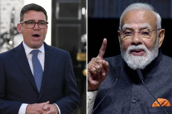 पीएम मोदी और एंडी बर्नहैम की मुलाकात का चित्र