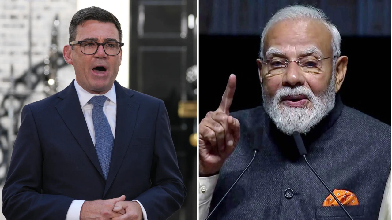 पीएम मोदी और एंडी बर्नहैम की मुलाकात का चित्र