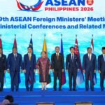 मनिला में ASEAN देशों के विदेश मंत्रियों की बैठक का दृश्य