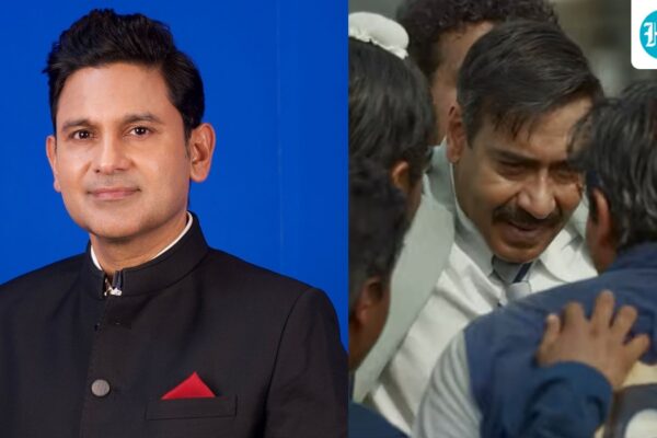 मनोज मुंतशिर शुक्ला का राष्ट्रीय फिल्म पुरस्कार प्राप्त करते हुए