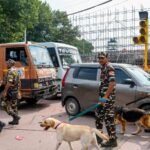 दिल्ली में स्वतंत्रता दिवस के लिए सुरक्षा कर्मियों की तैयारी
